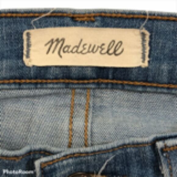 Madewell 9" High Rise Distressed Skinny Jeans - Picture 4 of 7